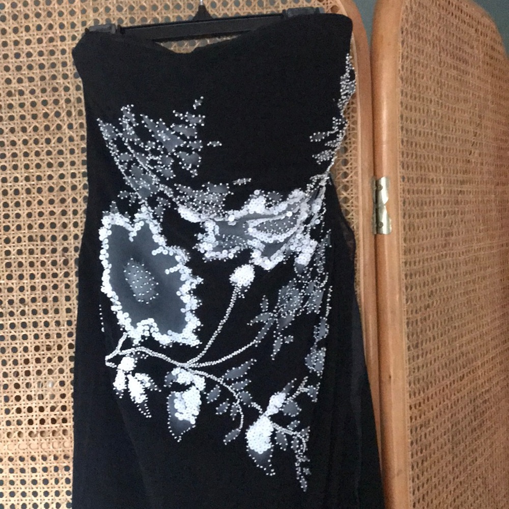Caché formal gown, front slit